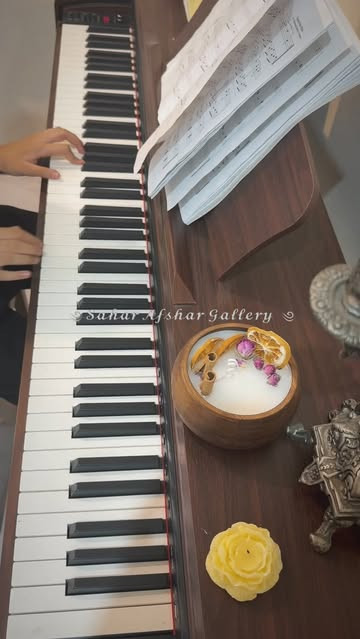 شمع پاییزی دستساز، ظرف چوبی دستساز